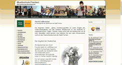 Desktop Screenshot of musikschule-frechen.de